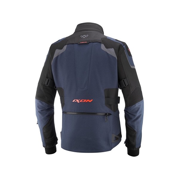 CHAQUETA IXON ODIN NAVY, NEGRA Y ROJA