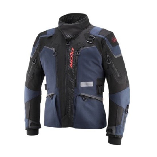 CHAQUETA IXON ODIN NAVY, NEGRA Y ROJA