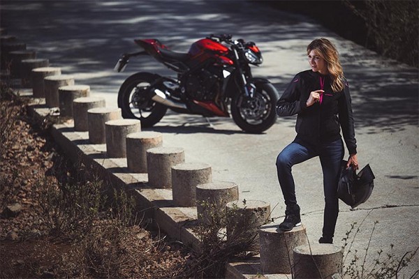 CHAQUETA IXON PRODIGY LADY NEGRA Y ROSA