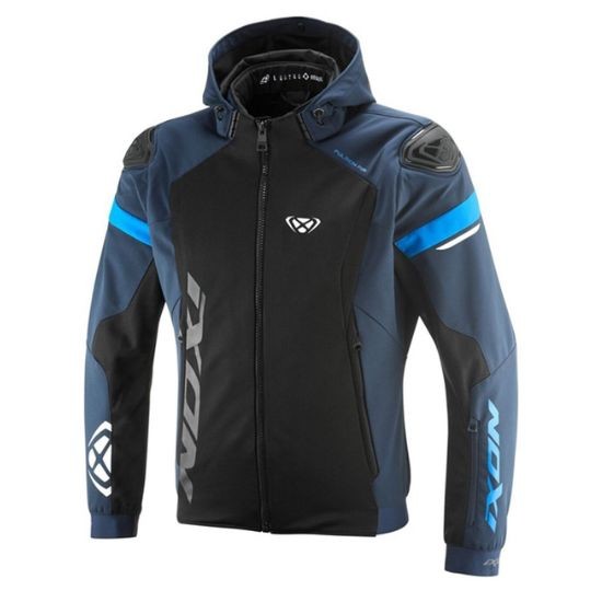 CHAQUETA IXON PULSION AIR NEGRA Y AZUL