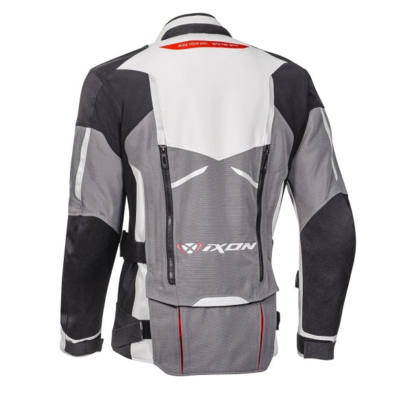 CHAQUETA IXON RAGNAR NEGRA, ANTRACITA Y ROJA