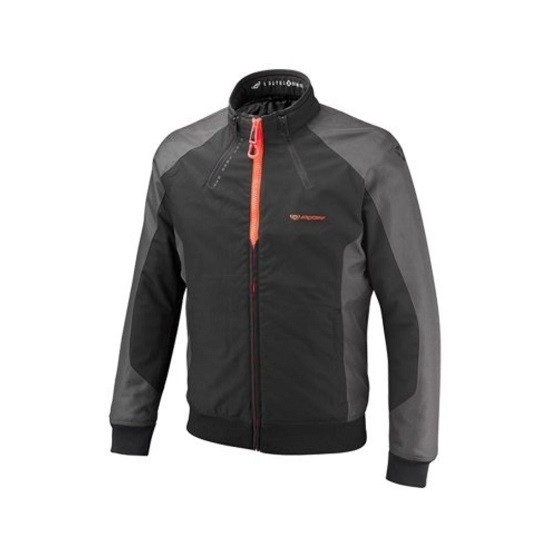 CHAQUETA IXON SIWA NEGRA, ANTRACITA Y ROJA