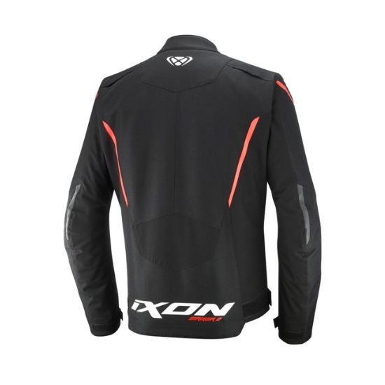 CHAQUETA IXON STRIKER 2 NEGRA, BLANCA Y ROJA