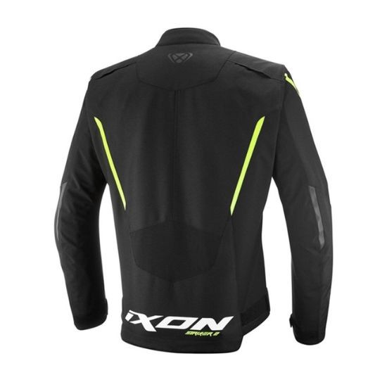 CHAQUETA IXON STRIKER 2 NEGRA Y AMARILLA