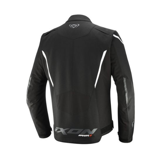 CHAQUETA IXON STRIKER 2 NEGRA Y BLANCA