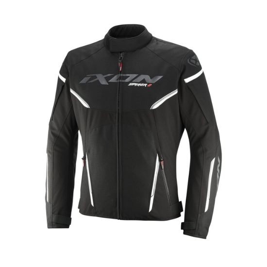 CHAQUETA IXON STRIKER 2 NEGRA Y BLANCA