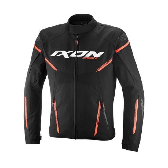 CHAQUETA IXON STRIKER 2 NEGRA Y NARANJA