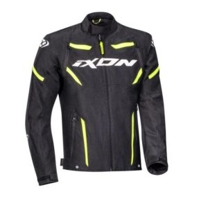 CHAQUETA IXON STRIKER NEGRA, BLANCA Y AMARILLA