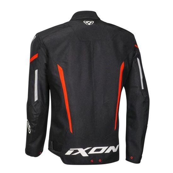 CHAQUETA IXON STRIKER NEGRA, BLANCA Y ROJA