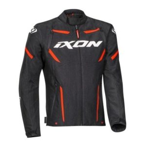 CHAQUETA IXON STRIKER NEGRA, BLANCA Y ROJA