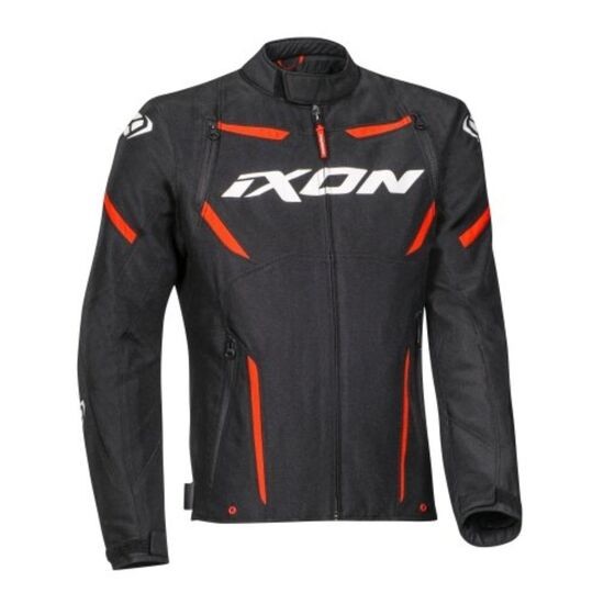 CHAQUETA IXON STRIKER NEGRA, BLANCA Y ROJA