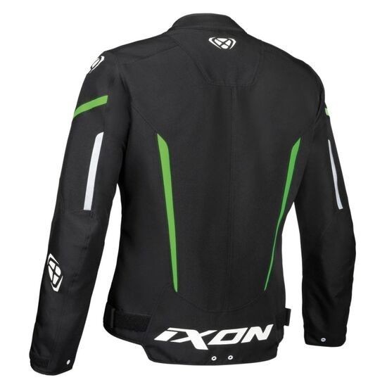 CHAQUETA IXON STRIKER NEGRA, BLANCA Y VERDE