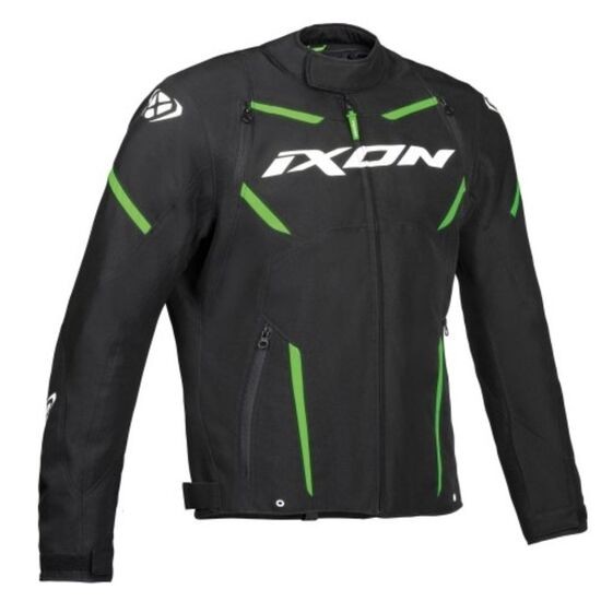 CHAQUETA IXON STRIKER NEGRA, BLANCA Y VERDE