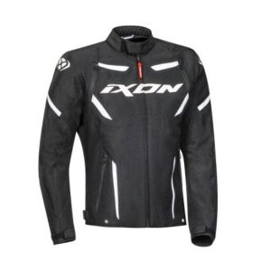 CHAQUETA IXON STRIKER NEGRA Y BLANCA