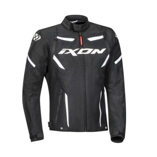 CHAQUETA IXON STRIKER NEGRA Y BLANCA