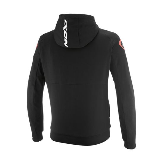 CHAQUETA IXON TOUCHDOWN ULTRA NEGRA, BLANCA Y ROJA