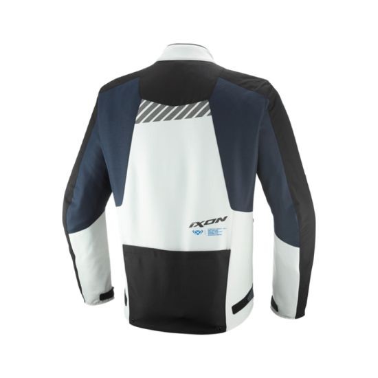 CHAQUETA IXON TYR AZUL MARINO Y GRIS