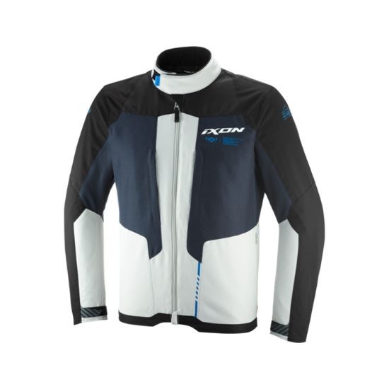 CHAQUETA IXON TYR AZUL MARINO Y GRIS