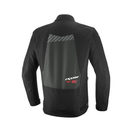 CHAQUETA IXON TYR NEGRA, ANTRACITA Y ROJA