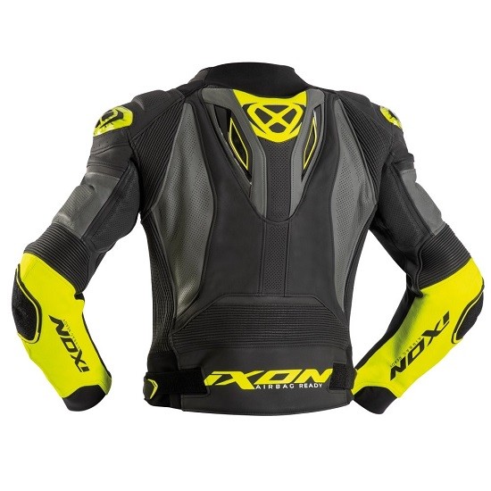 CHAQUETA IXON VENDETTA JK EVO NEGRA, ANTRACITA Y AMARILLA