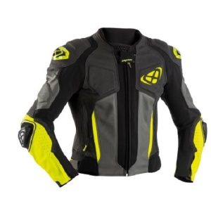 CHAQUETA IXON VENDETTA JK EVO NEGRA, ANTRACITA Y AMARILLA
