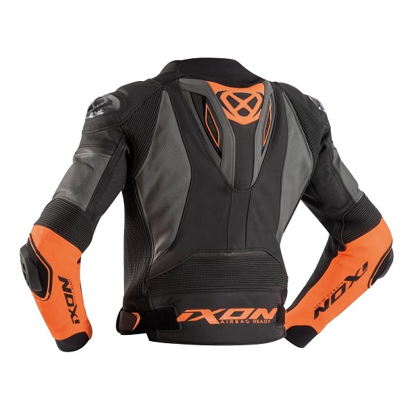CHAQUETA IXON VENDETTA JK EVO NEGRA, ANTRACITA Y NARANJA