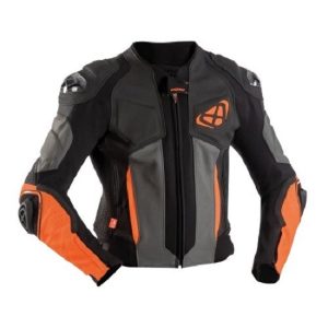 CHAQUETA IXON VENDETTA JK EVO NEGRA, ANTRACITA Y NARANJA