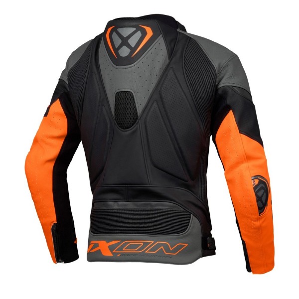 CHAQUETA IXON VORTEX 3 NEGRA, ANTRACITA Y NARANJA