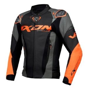 CHAQUETA IXON VORTEX 3 NEGRA, ANTRACITA Y NARANJA