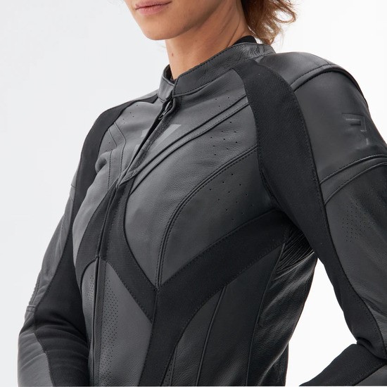CHAQUETA REBELHORN DE CUERO REBEL LADY NEGRA