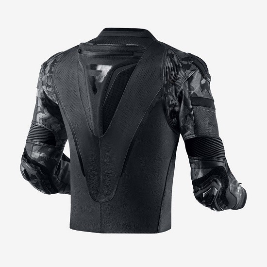 CHAQUETA REBELHORN DE CUERO REBELDE NEGRA