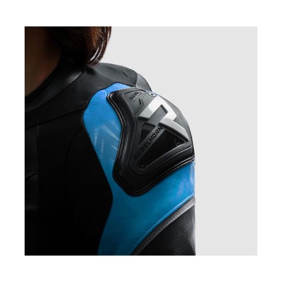 CHAQUETA REBELHORN DIVA RS NEGRA Y AZUL