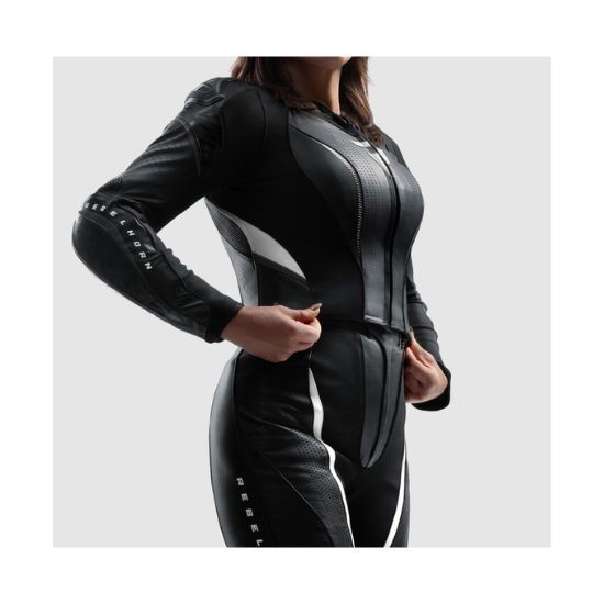 CHAQUETA REBELHORN DIVA RS NEGRA Y BLANCA