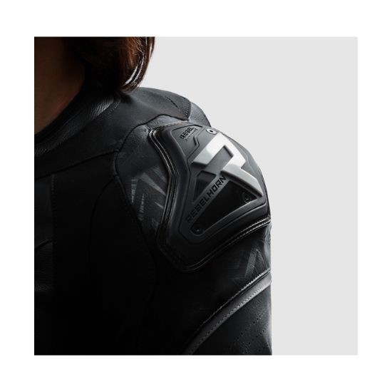 CHAQUETA REBELHORN DIVA RS NEGRA Y BLANCA