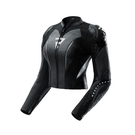 CHAQUETA REBELHORN DIVA RS NEGRA Y BLANCA