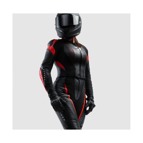 CHAQUETA REBELHORN DIVA RS NEGRA Y ROJA