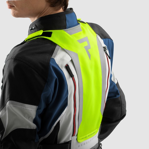 CHAQUETA REBELHORN HARDY 3.0 AZUL, GRIS Y ROJA