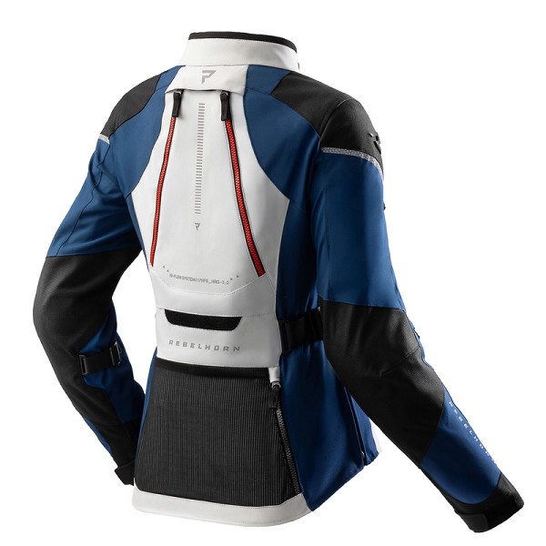 CHAQUETA REBELHORN HARDY 3.0 CHICA AZUL, GRIS Y ROJA