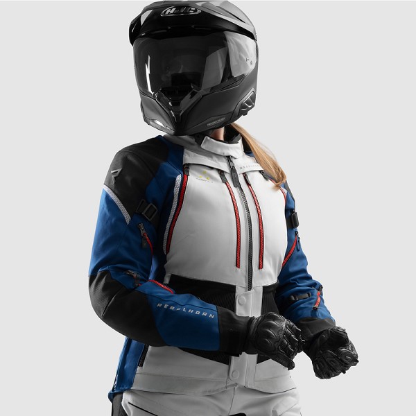 CHAQUETA REBELHORN HARDY 3.0 CHICA AZUL, GRIS Y ROJA