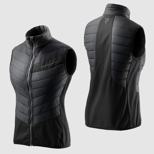 CHAQUETA REBELHORN HARDY 3.0 CHICA NEGRA, GRIS Y AMARILLO