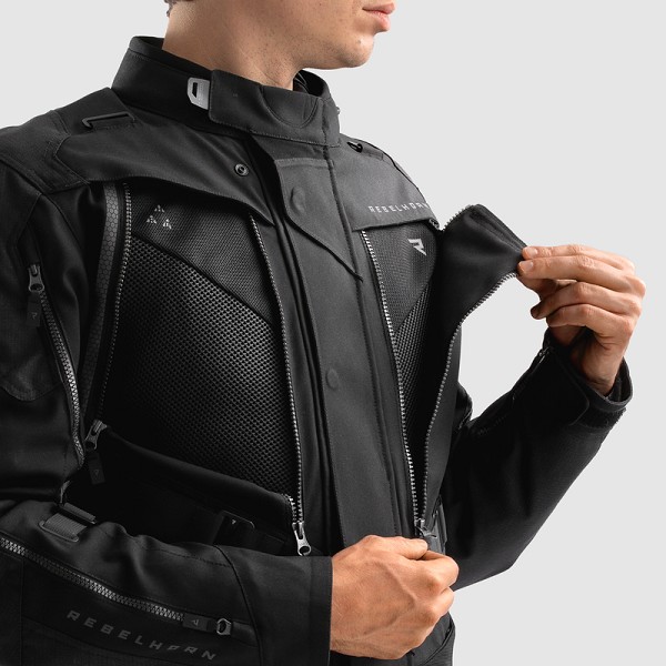 CHAQUETA REBELHORN HARDY 3.0 NEGRA