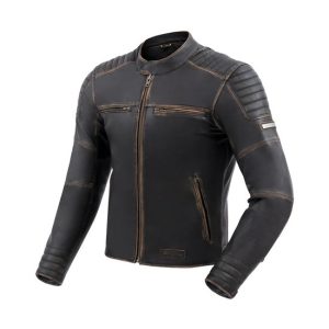 CHAQUETA REBELHORN HUNTER II MARRÓN VINTAGE DE CUERO