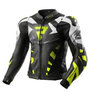 CHAQUETA REBELHORN INFERNO NEGRA, BLANCA Y FLUOR