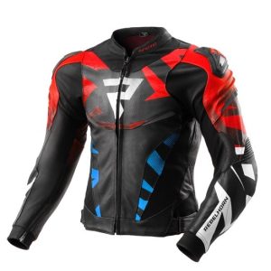 CHAQUETA REBELHORN INFERNO NEGRA, ROJA Y AZUL