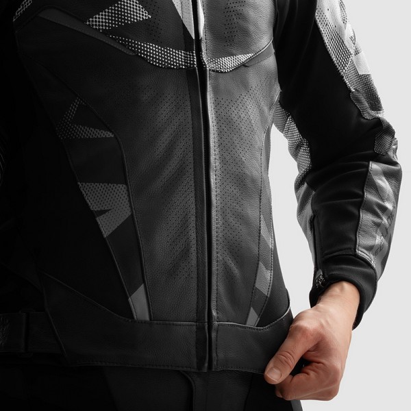 CHAQUETA REBELHORN INFERNO NEGRA Y BLANCA
