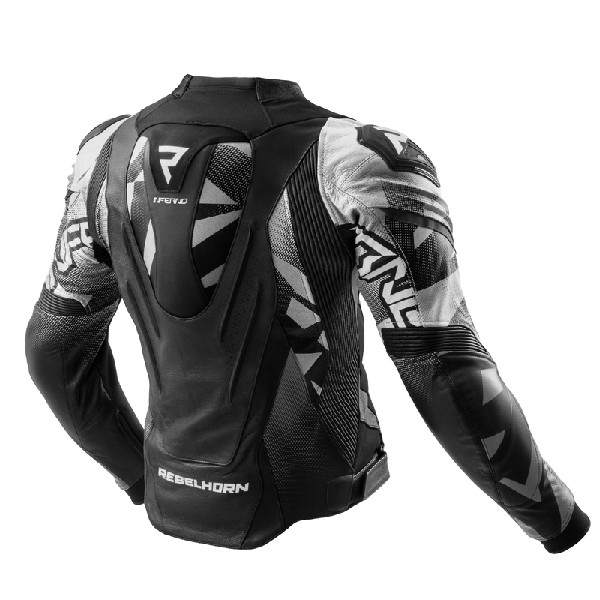 CHAQUETA REBELHORN INFERNO NEGRA Y BLANCA
