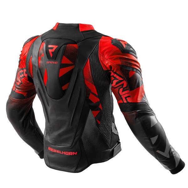 CHAQUETA REBELHORN INFERNO NEGRA Y ROJA