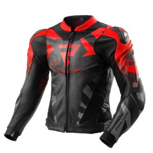 CHAQUETA REBELHORN INFERNO NEGRA Y ROJA