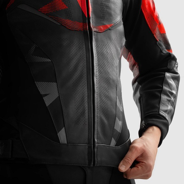 CHAQUETA REBELHORN INFERNO NEGRA Y ROJA