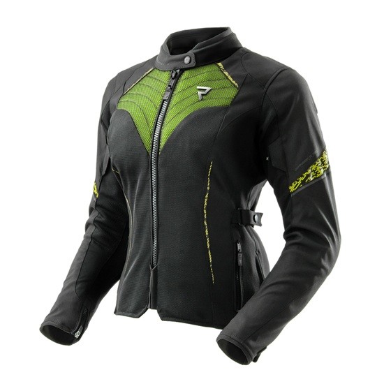 CHAQUETA REBELHORN JAX LADY NEGRA Y AMARILLO FLUOR